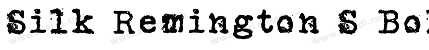 Silk Remington S Bol字体转换 Silk Remington S Bol字体转换